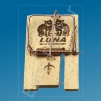 Houten muizenval per stuk