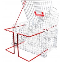 Katten dwang kooi speciaal - behandelkooi met fixatiesysteem