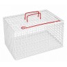 Midi Vervoerkooi 41 cm Wit – Transportkooi voor puppy’s, kittens en kleine huisdieren